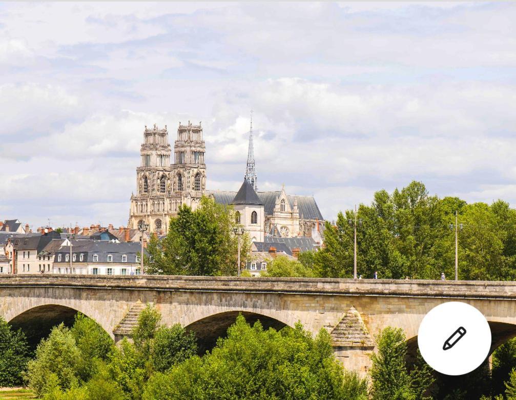 Cosy Loire, T2 Neuf, Front De Loire ,Vue Cathedrale,5Min A Pied Centre Ville Et Parking Prive Orlean Zewnętrze zdjęcie